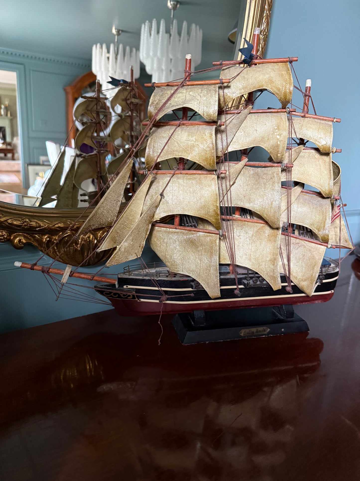 Vintage Cutty Sark Ship Model