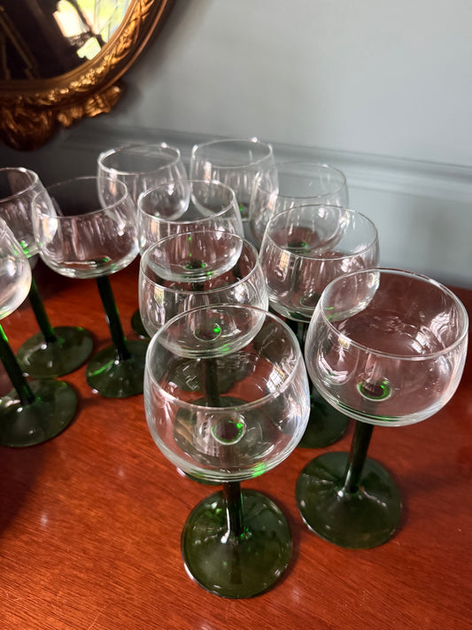 Vintage Luminarc Rhine Wine Glasses