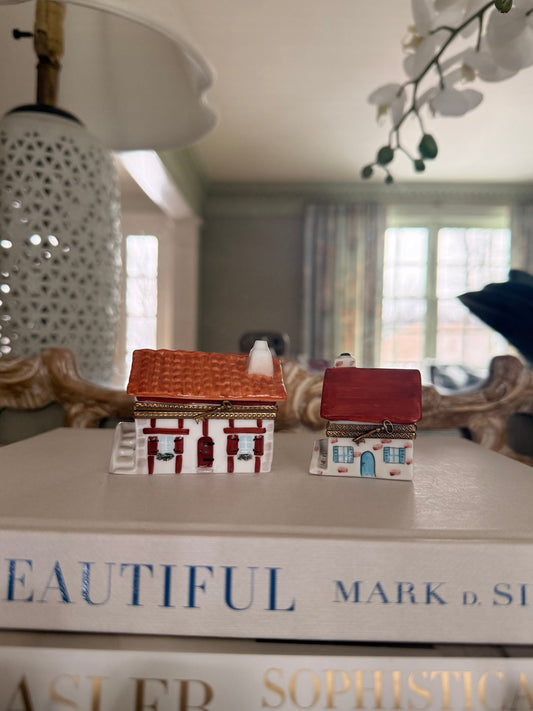 Limoges Cottage Trinket Box - Small