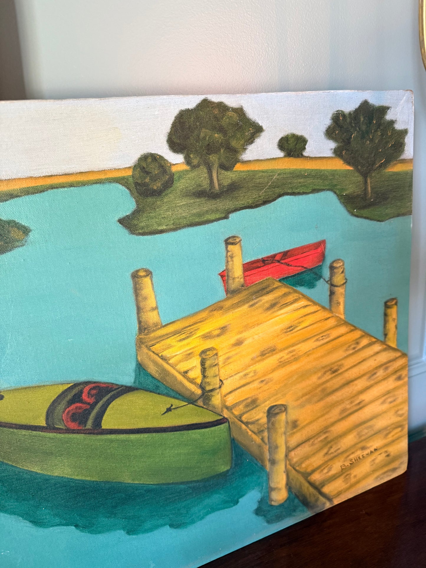 Original Oil on Canvas Board, Signed