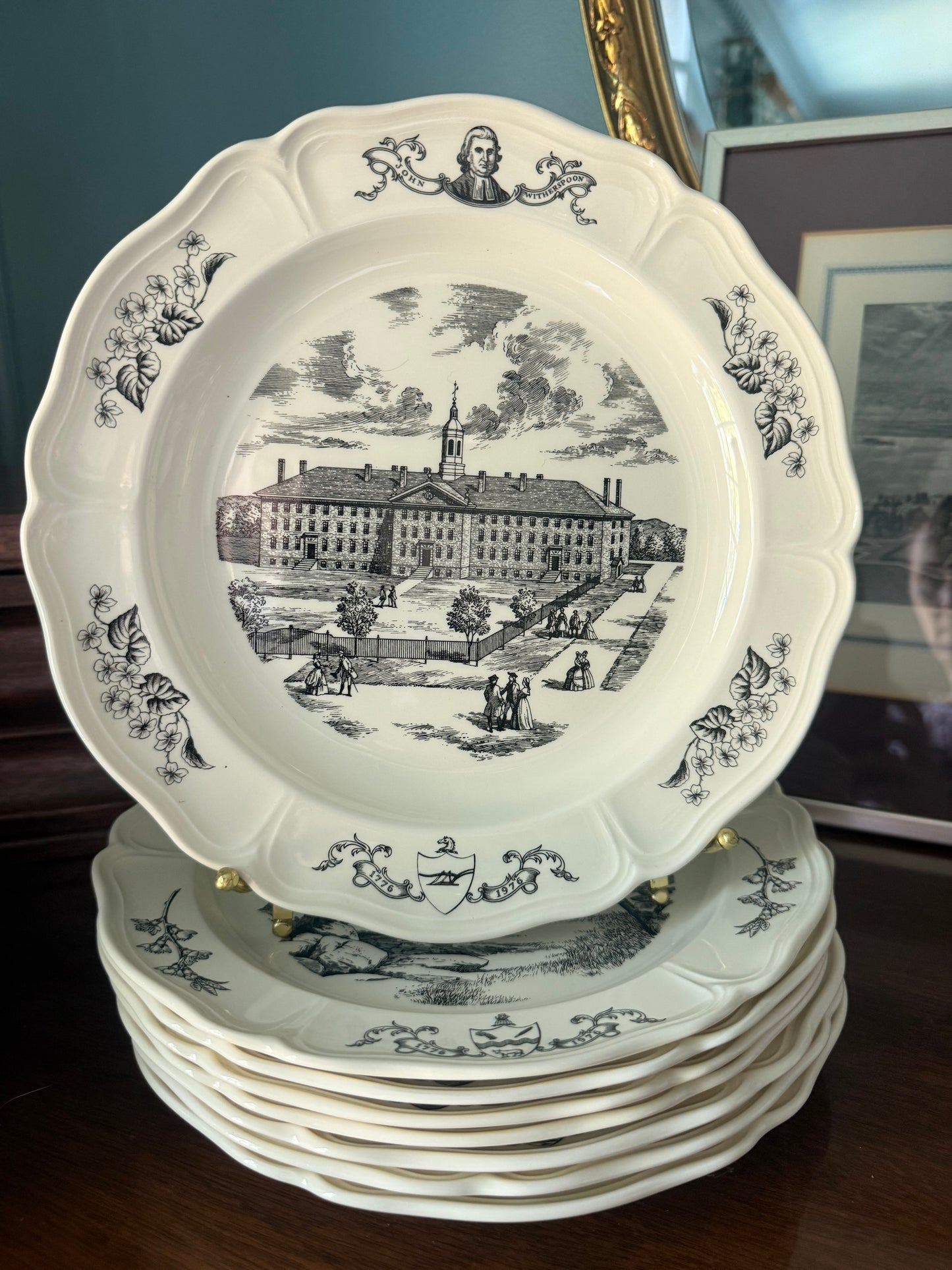 Wedgwood Bicentennial Commemorative Plates - 13 Colonies