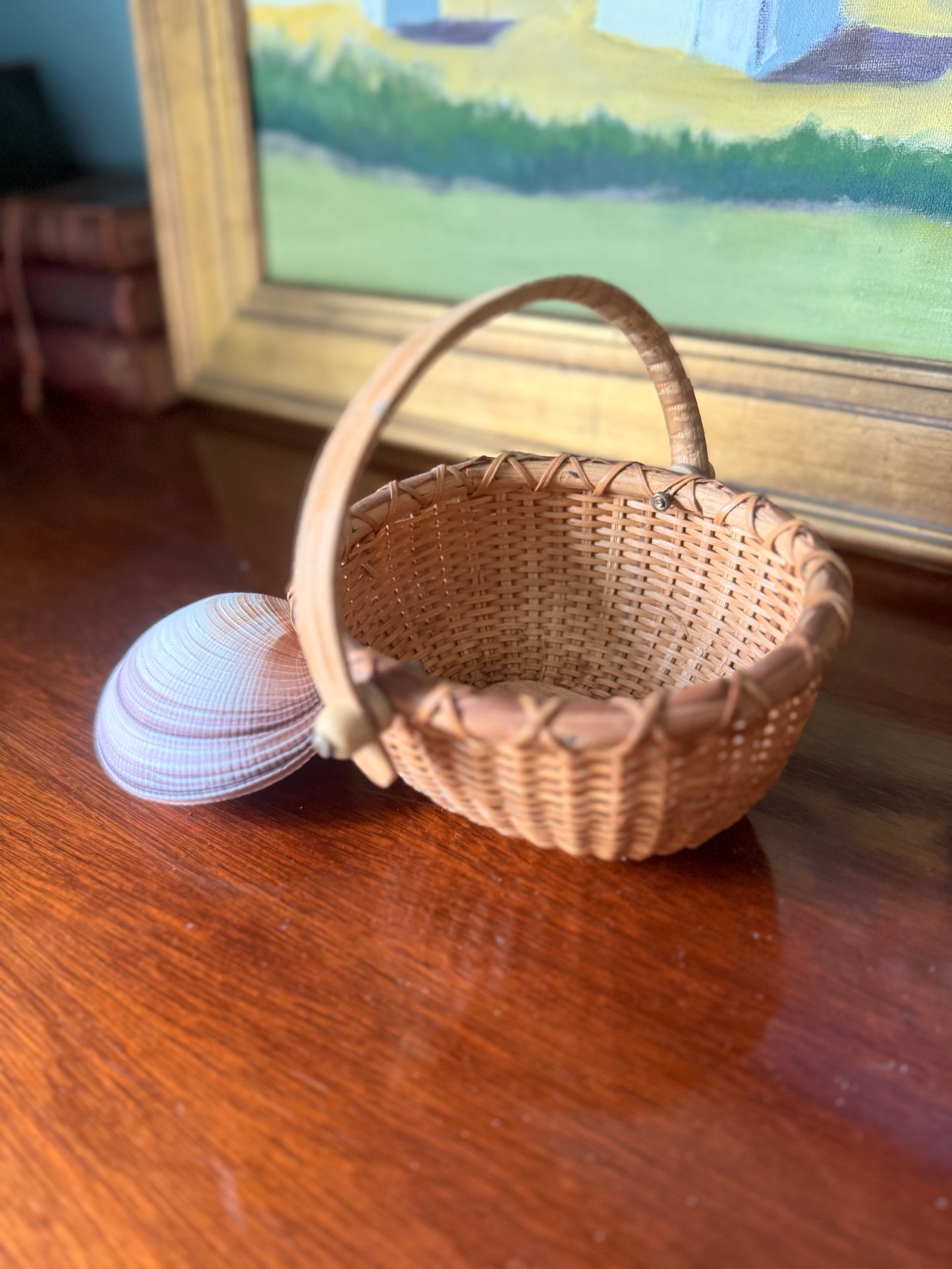 Nantucket Style Mini Top Handle Basket