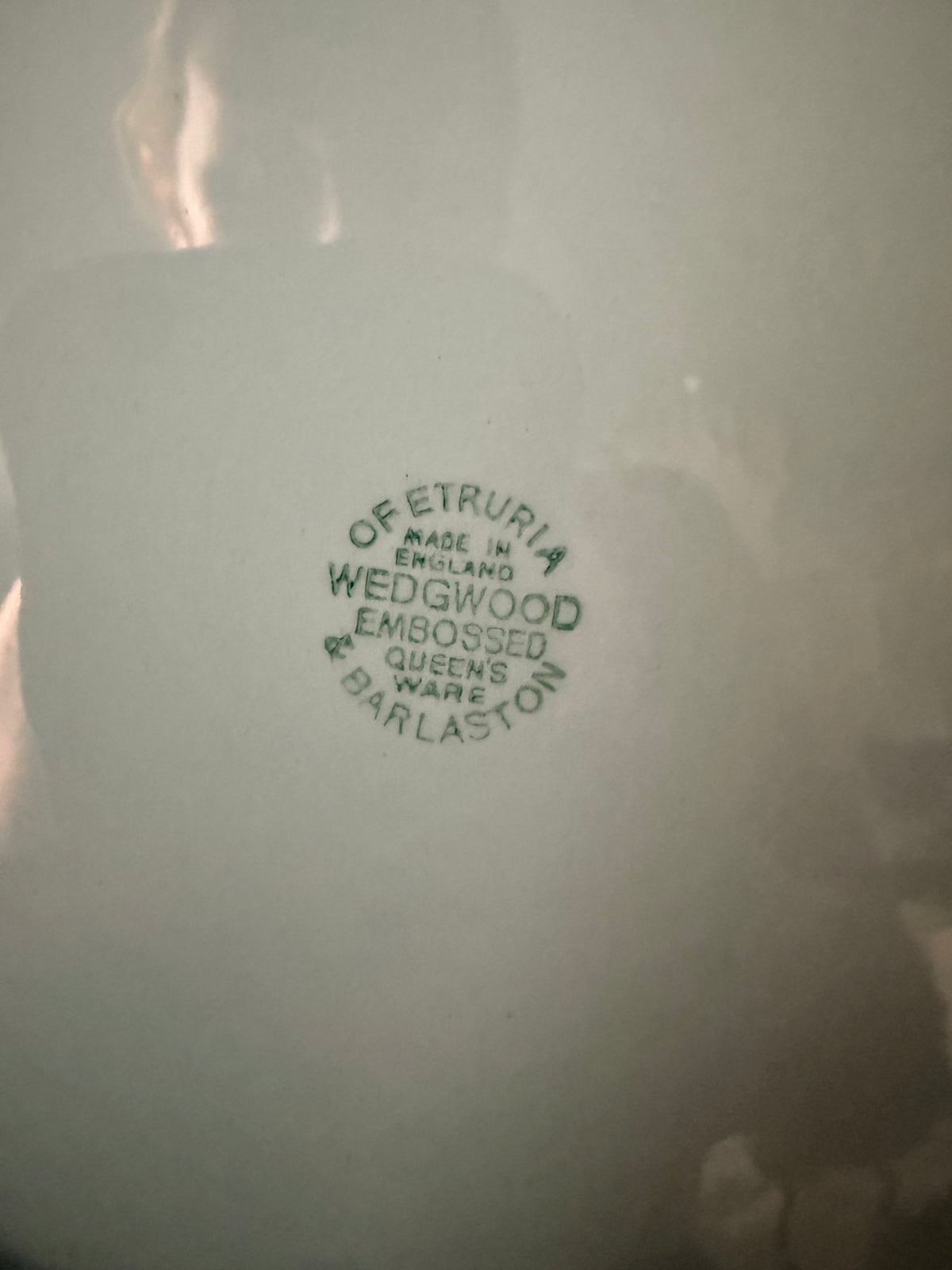 Wedgwood Queensware Cream on Lavender Dinner Plates