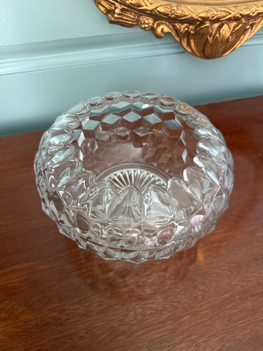 Vintage Fostoria American Footed Cupped Bowl