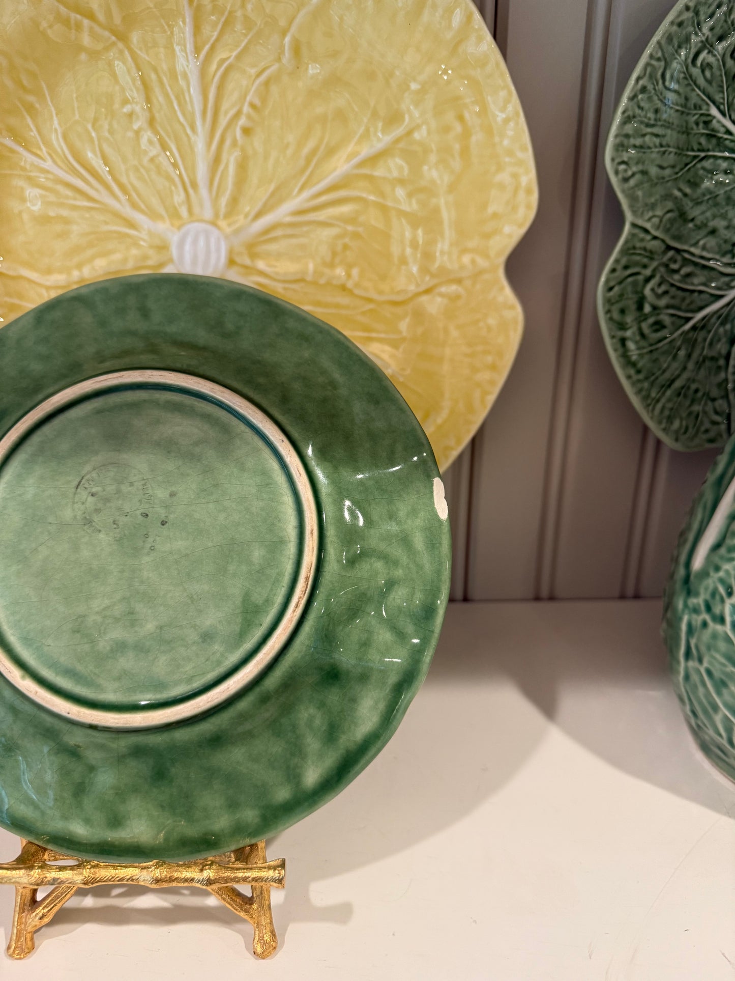 Vintage Bordallo Pinheiro Grapes Salad Plate