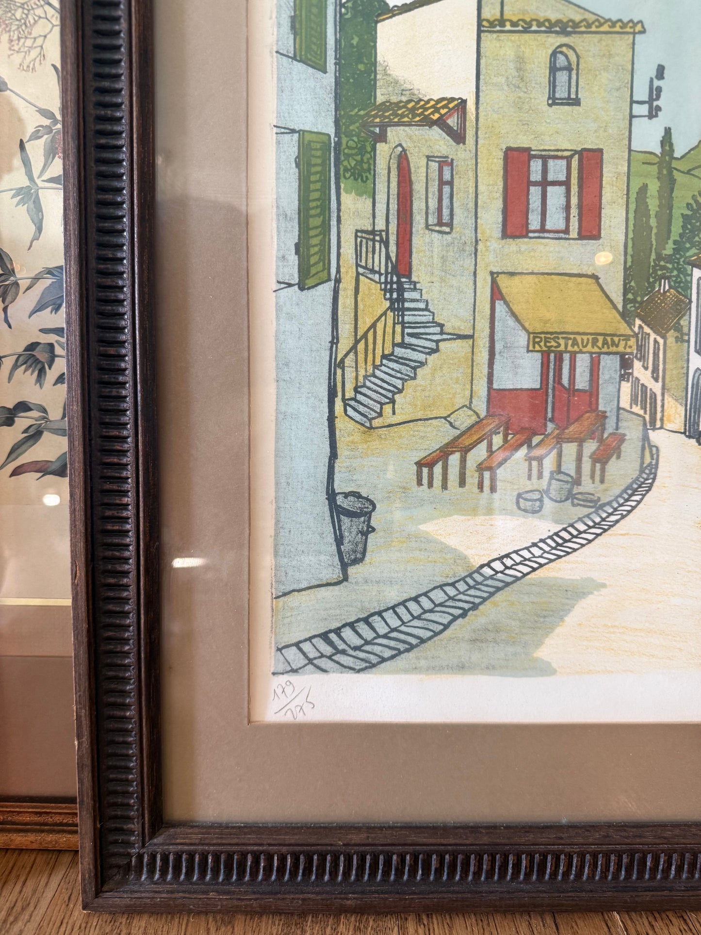 Signed and Numbered Colored Lithograph, Noyer