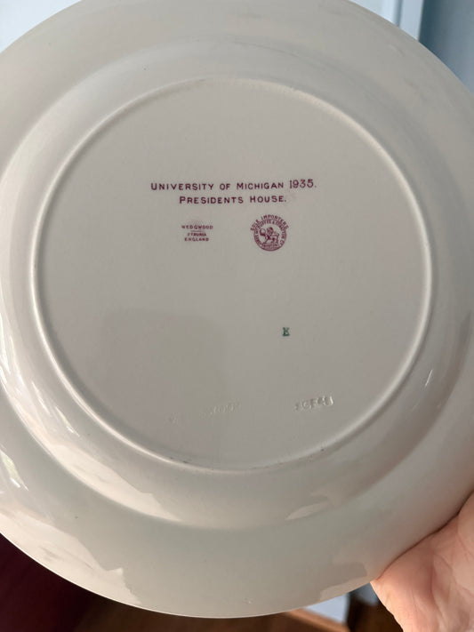 University of Michigan President’s House Mulberry Plate