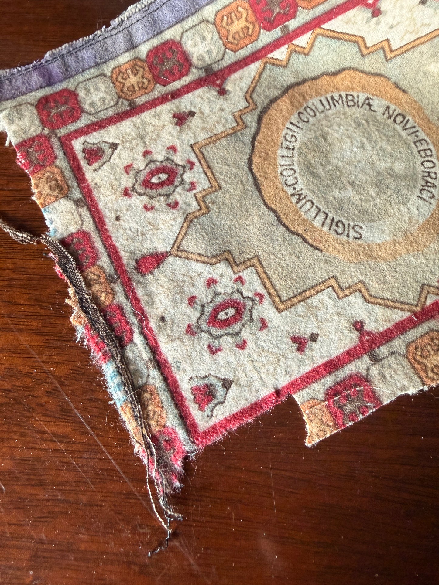 Antique Columbia University Tobacco Felt