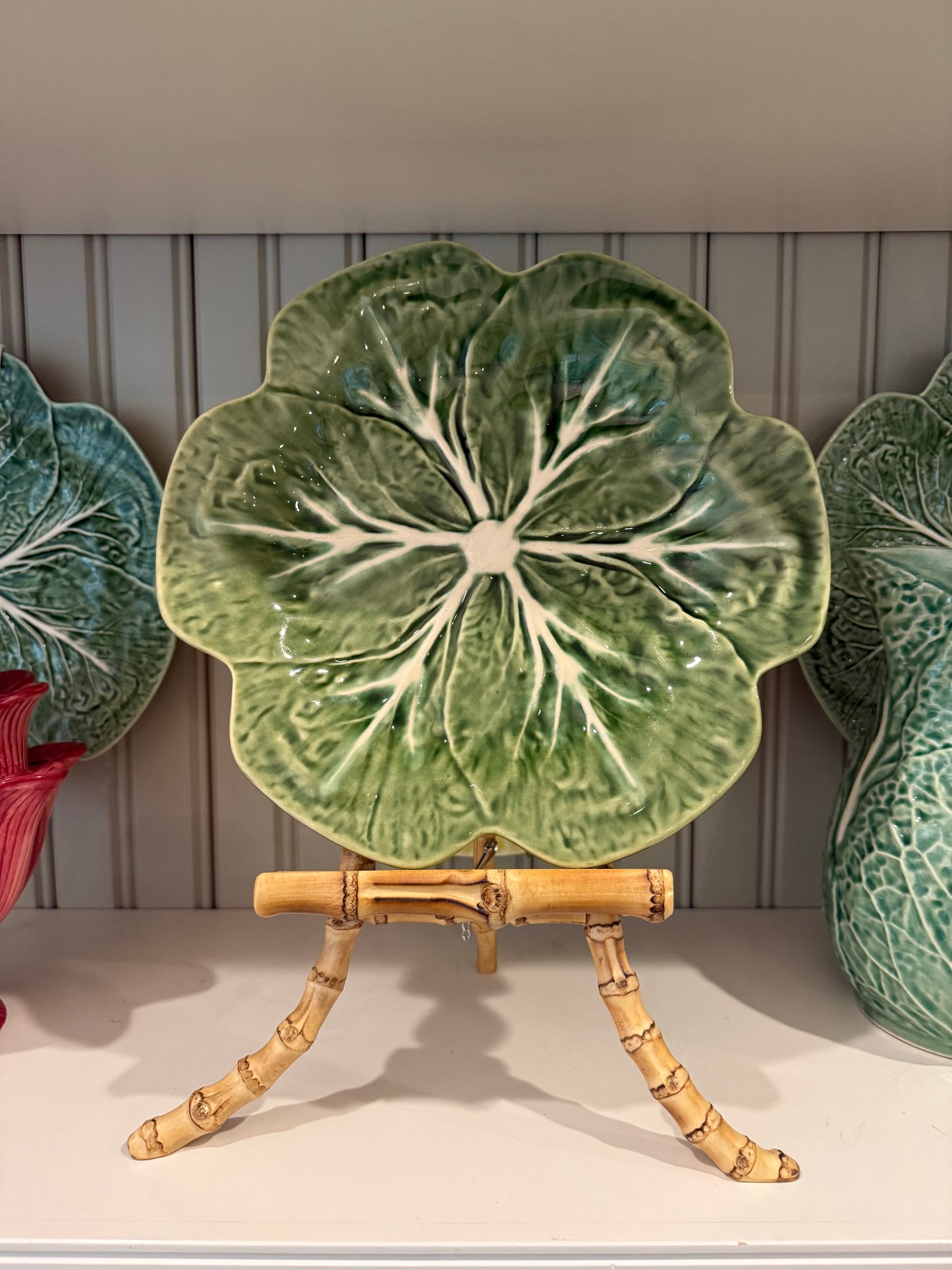 Pair of Vintage Bordallo Pinheiro Dinner Plates