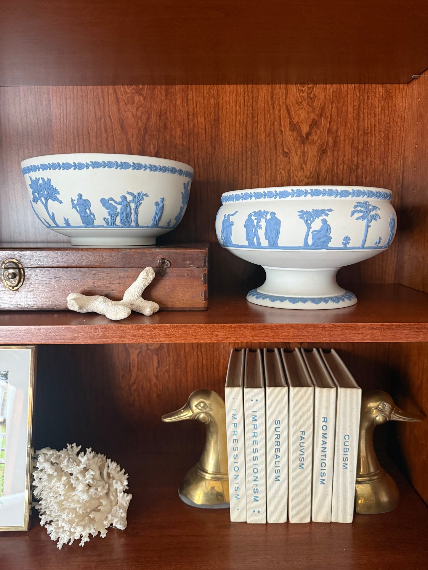 Wedgwood Jasperware Lavender on Cream Imperial Bowl
