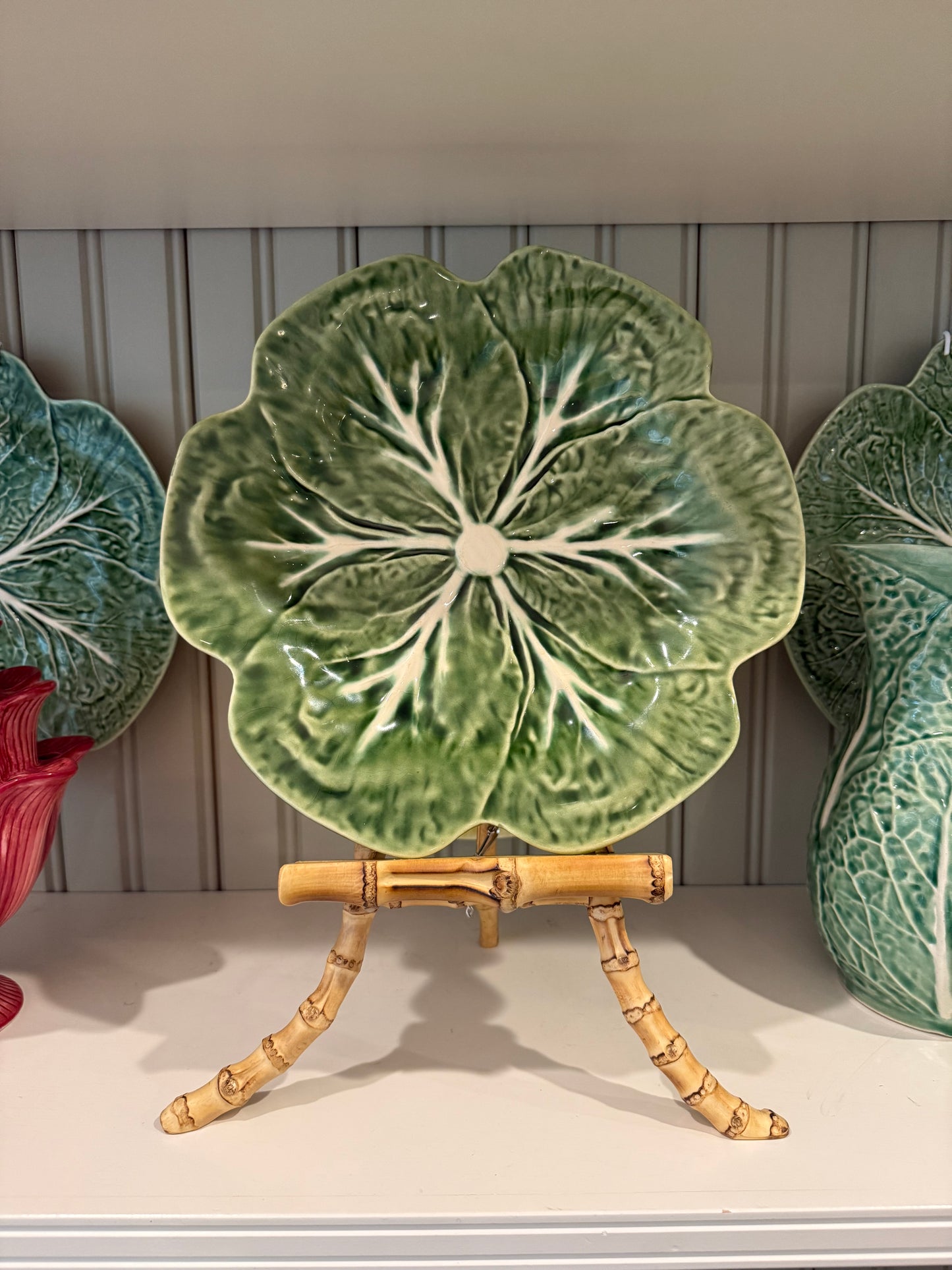 Pair of Vintage Bordallo Pinheiro Dinner Plates