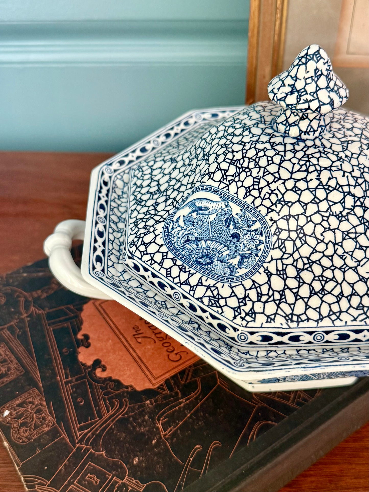 Adams “Chinese Bird” Lidded Tureen