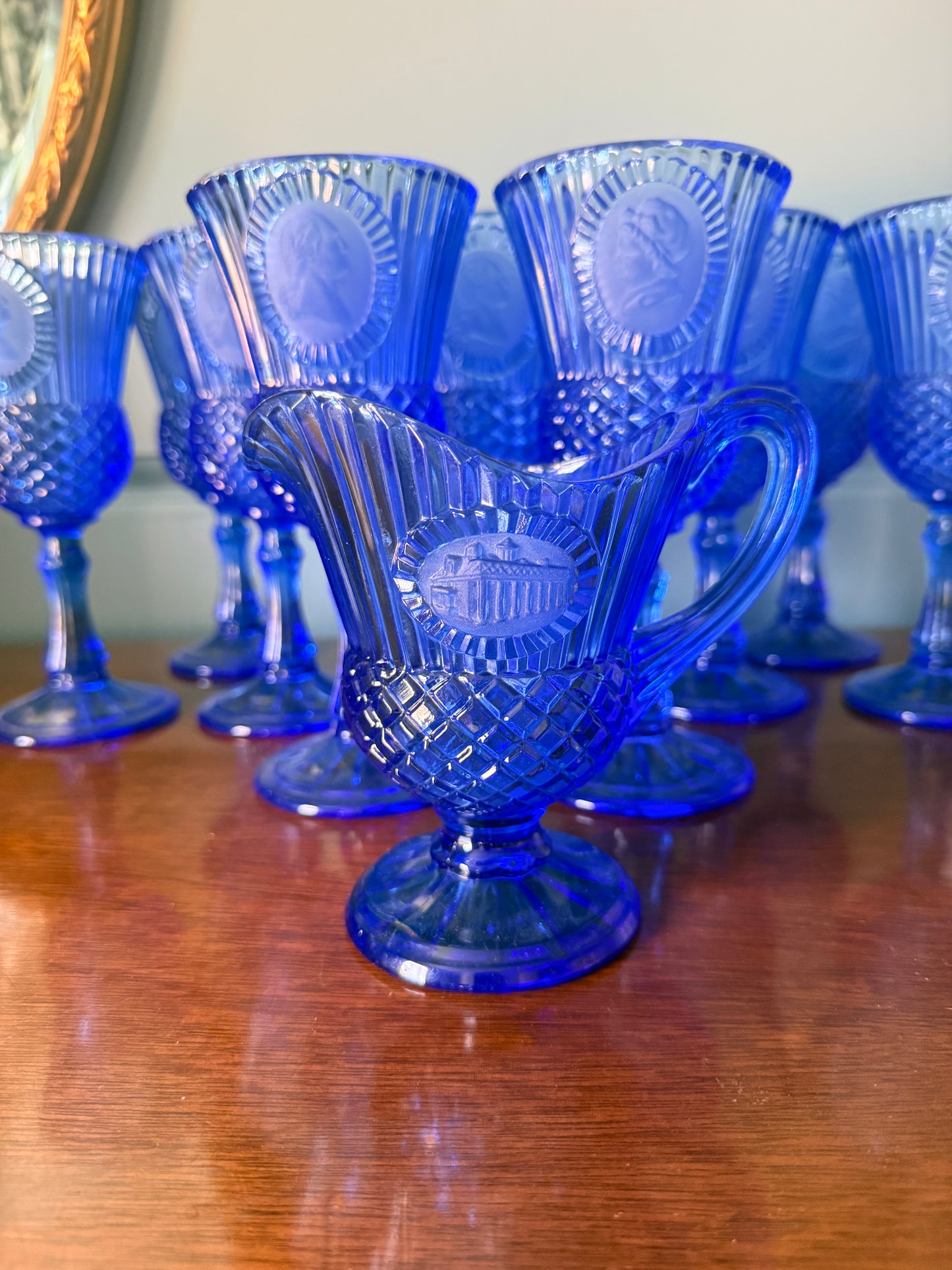 Fostoria for Avon George and Martha Washington Goblets