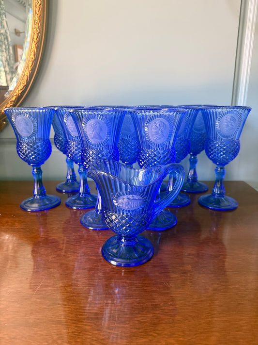 Fostoria for Avon George and Martha Washington Goblets