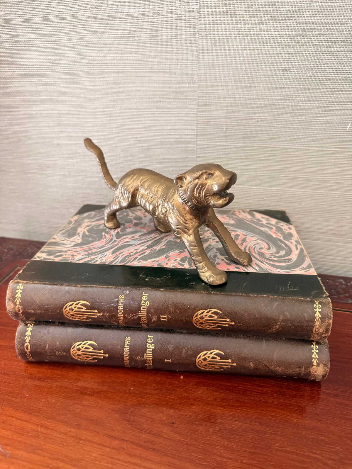 Vintage Brass Tiger