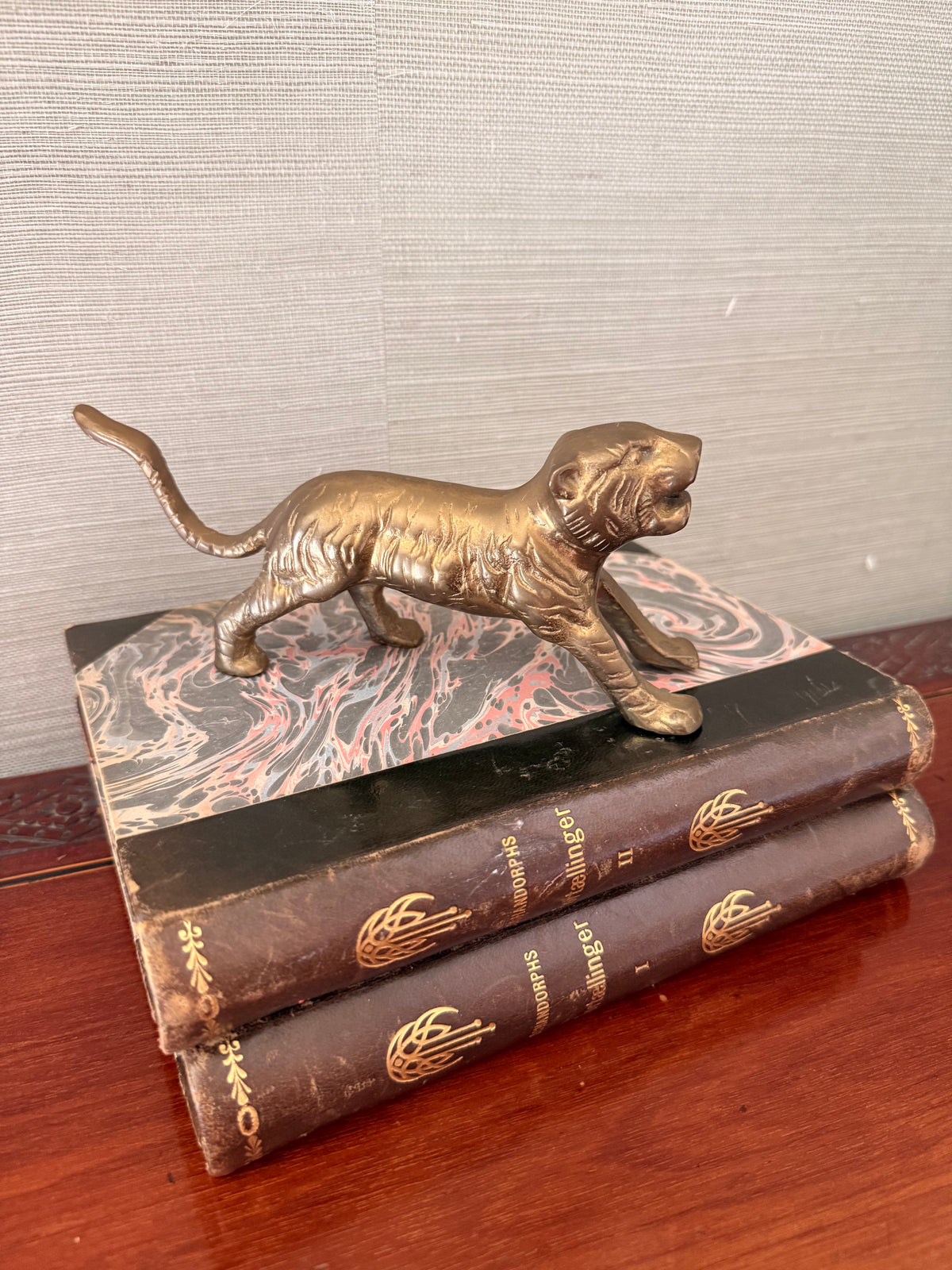 Vintage Brass Tiger