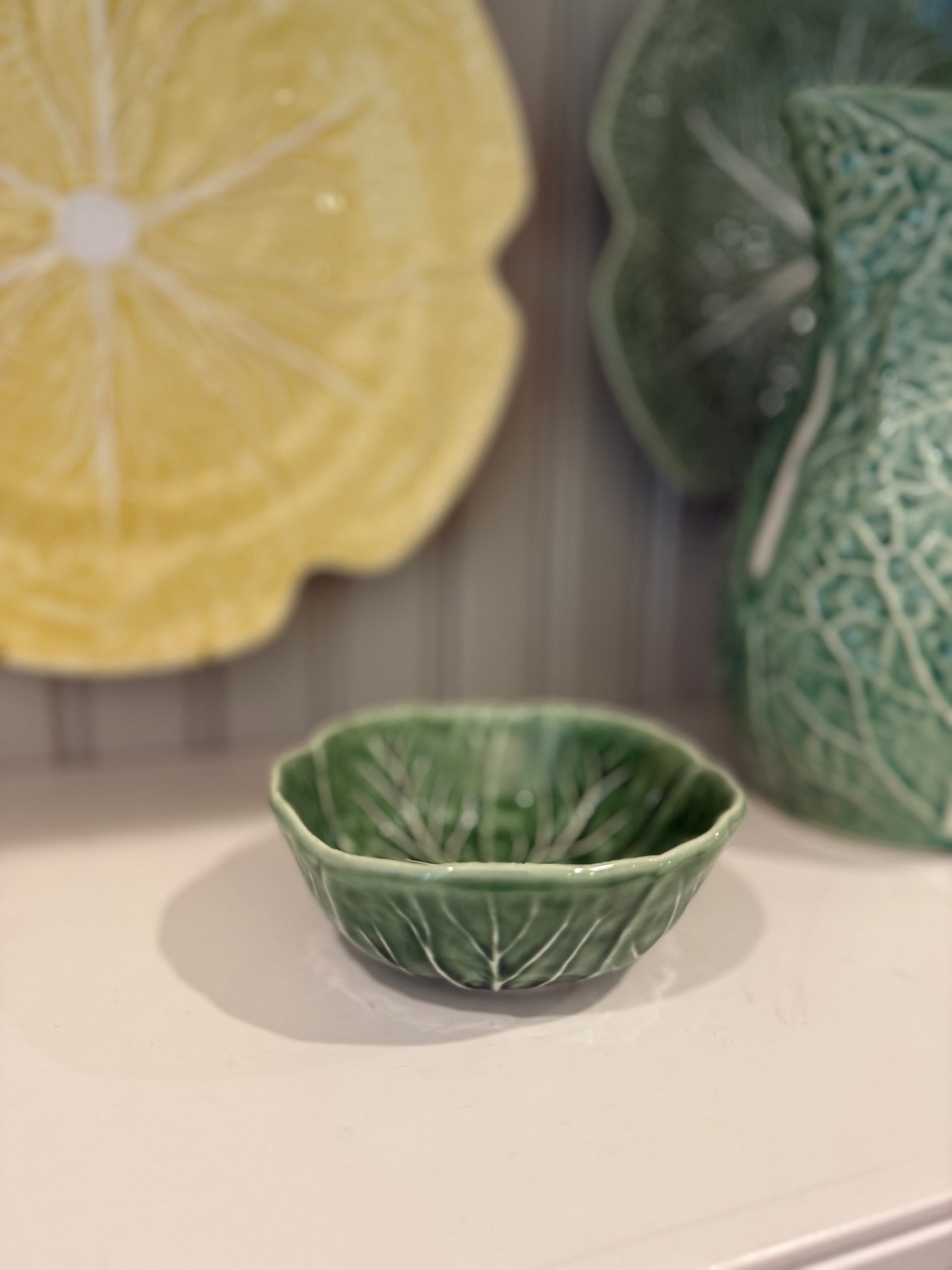 Vintage Bordallo Pinheiro San Raphael Condiment Bowl