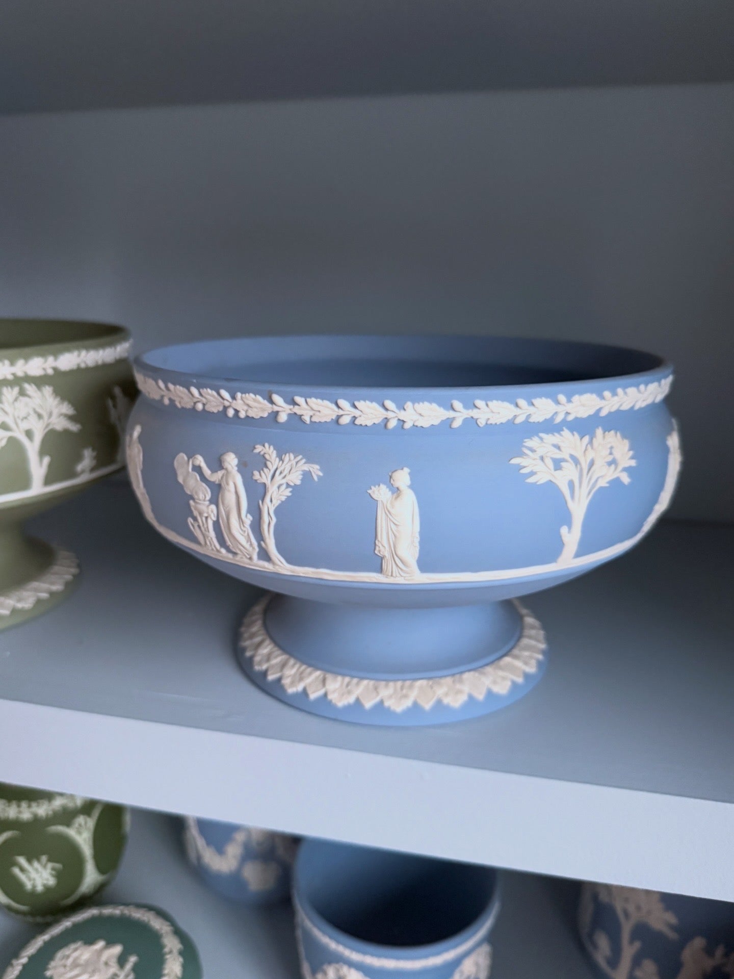 Wedgwood Jasperware Cream on Lavender Imperial Bowl