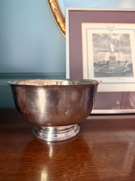 Silverplate Paul Revere Bowl by Webster Wilcox