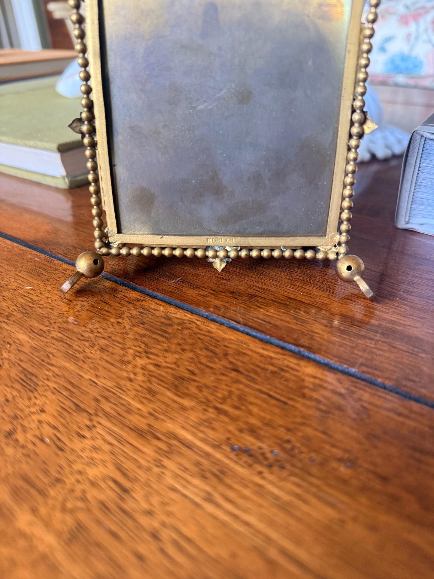 Antique Nicolas Morfau French Ormolu & Porcelain Cachepots