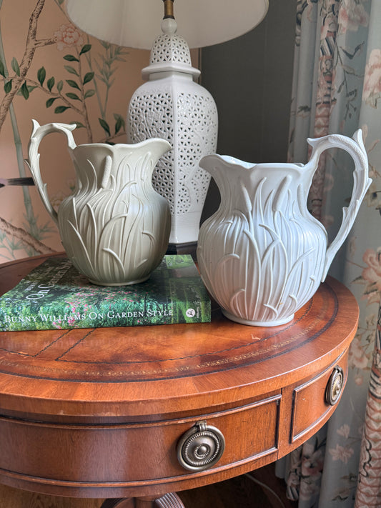 Antique Ridgeway Cattails Pitchers
