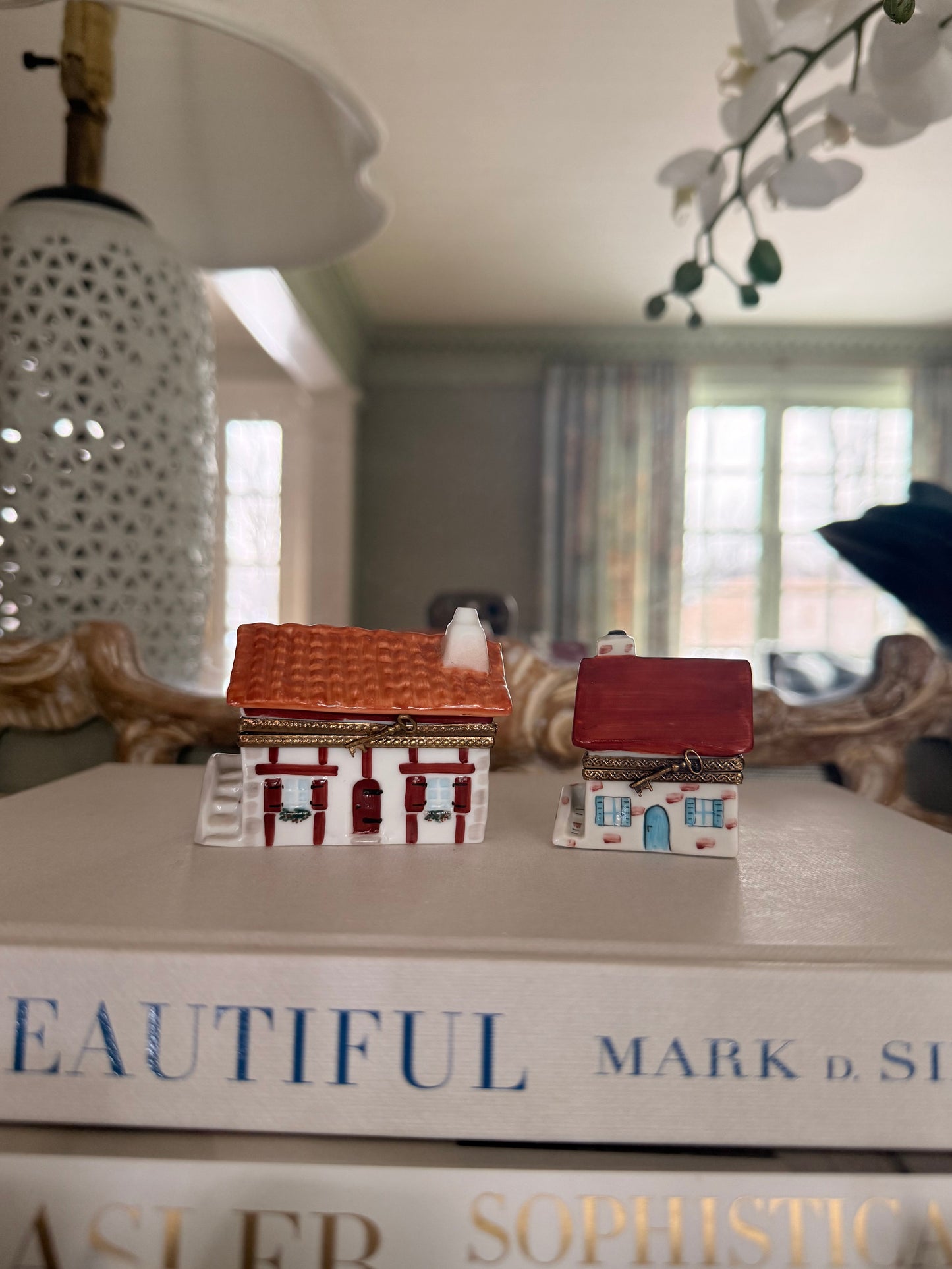 Limoges Cottage Trinket Box - Small