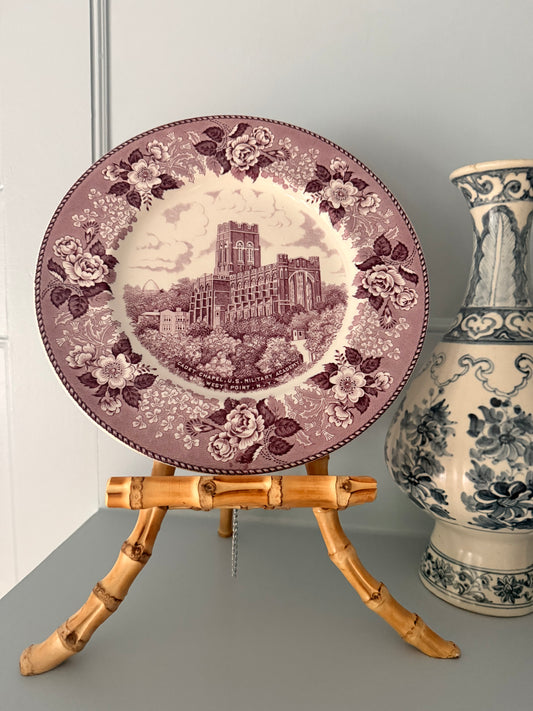Vintage West Point Mulberry Plate