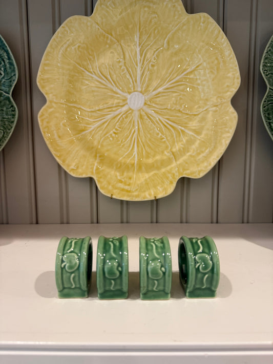 Vintage Set of 4 Apple Napkin Rings