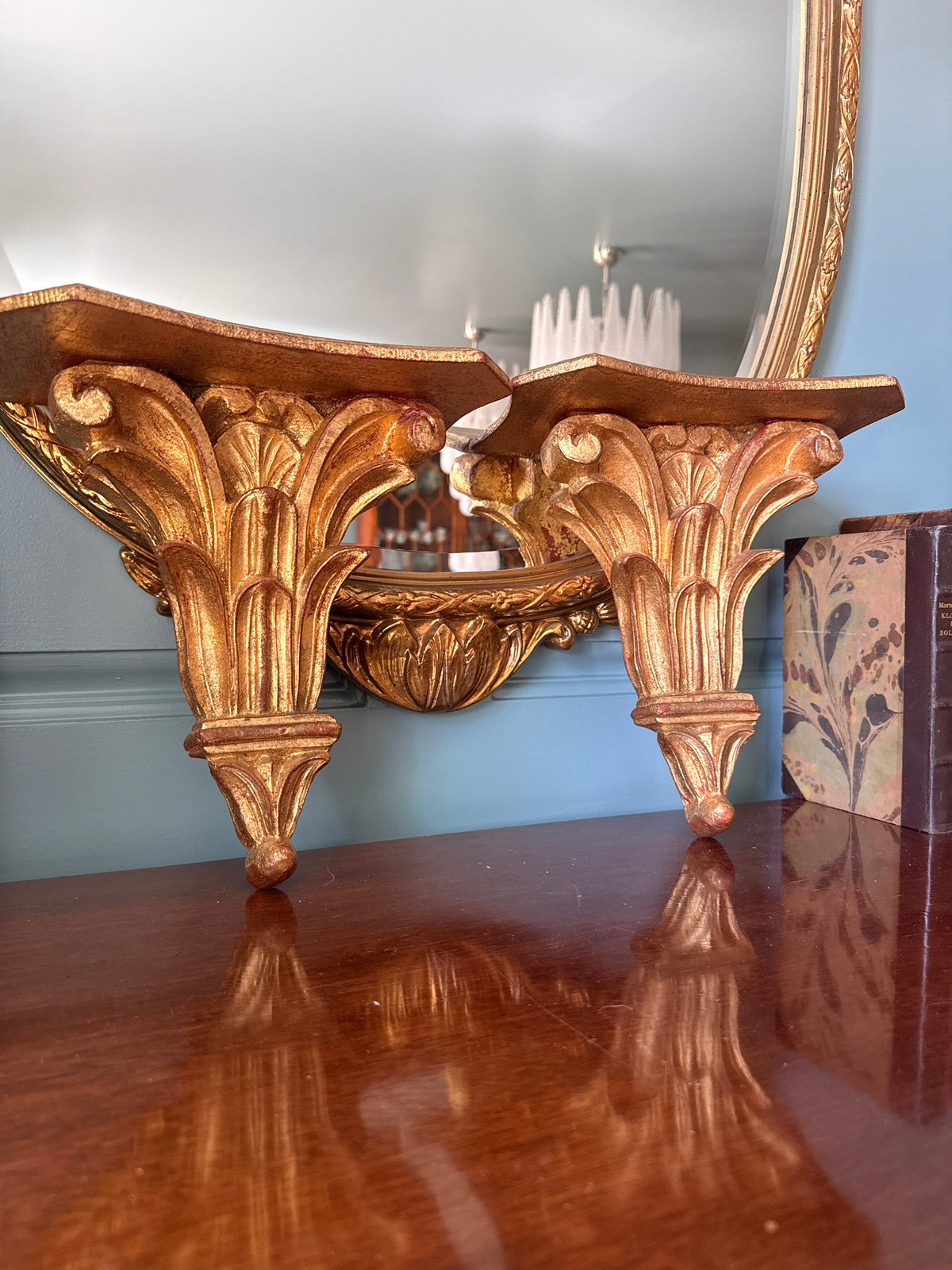 Pair of Italian Florentine Wall Sconces