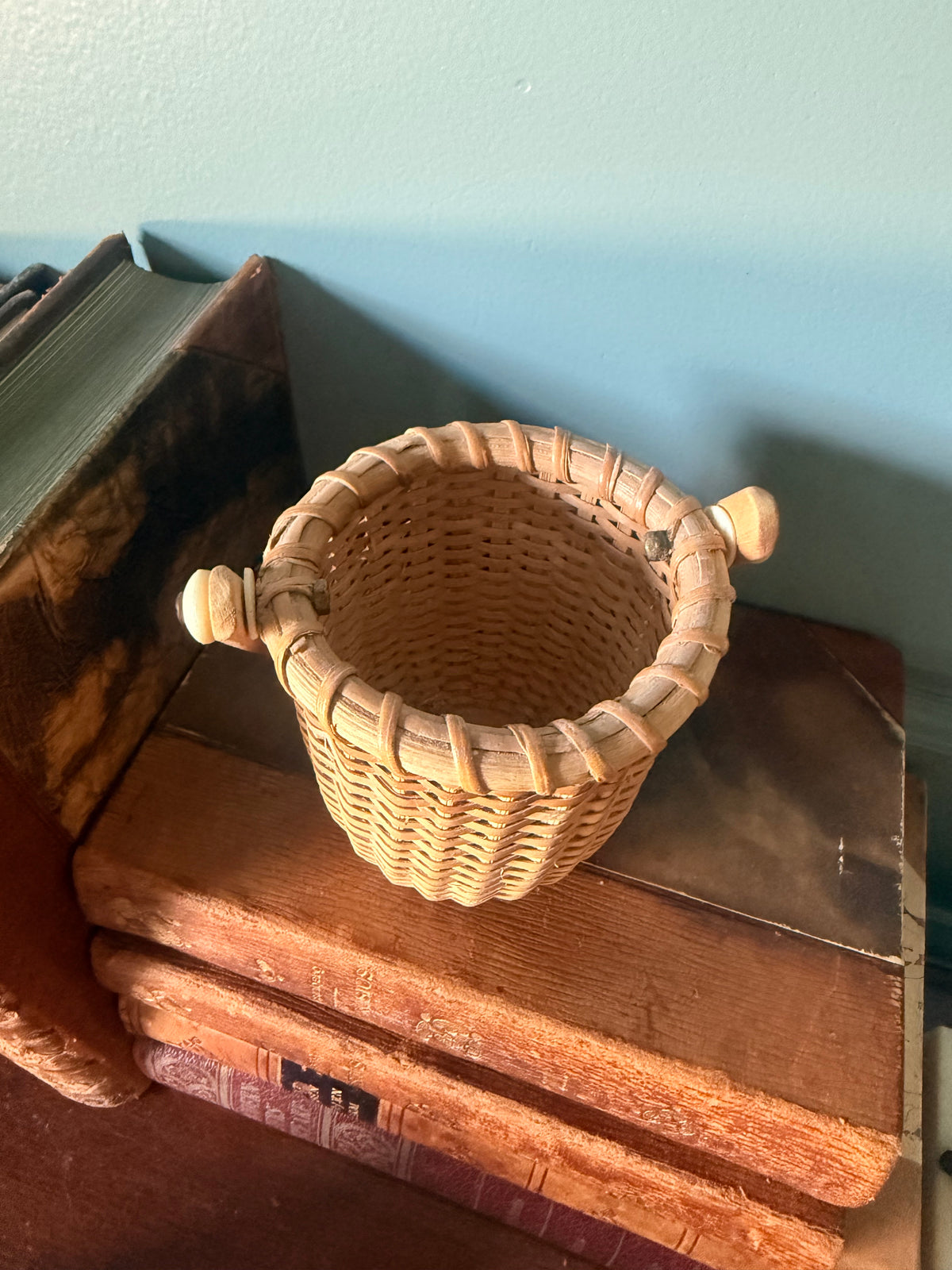 Mini Nantucket Style Handled Basker