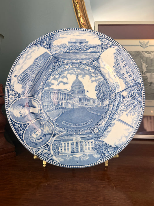 Antique Alfred Meakin Washington DC Souvenir Plate