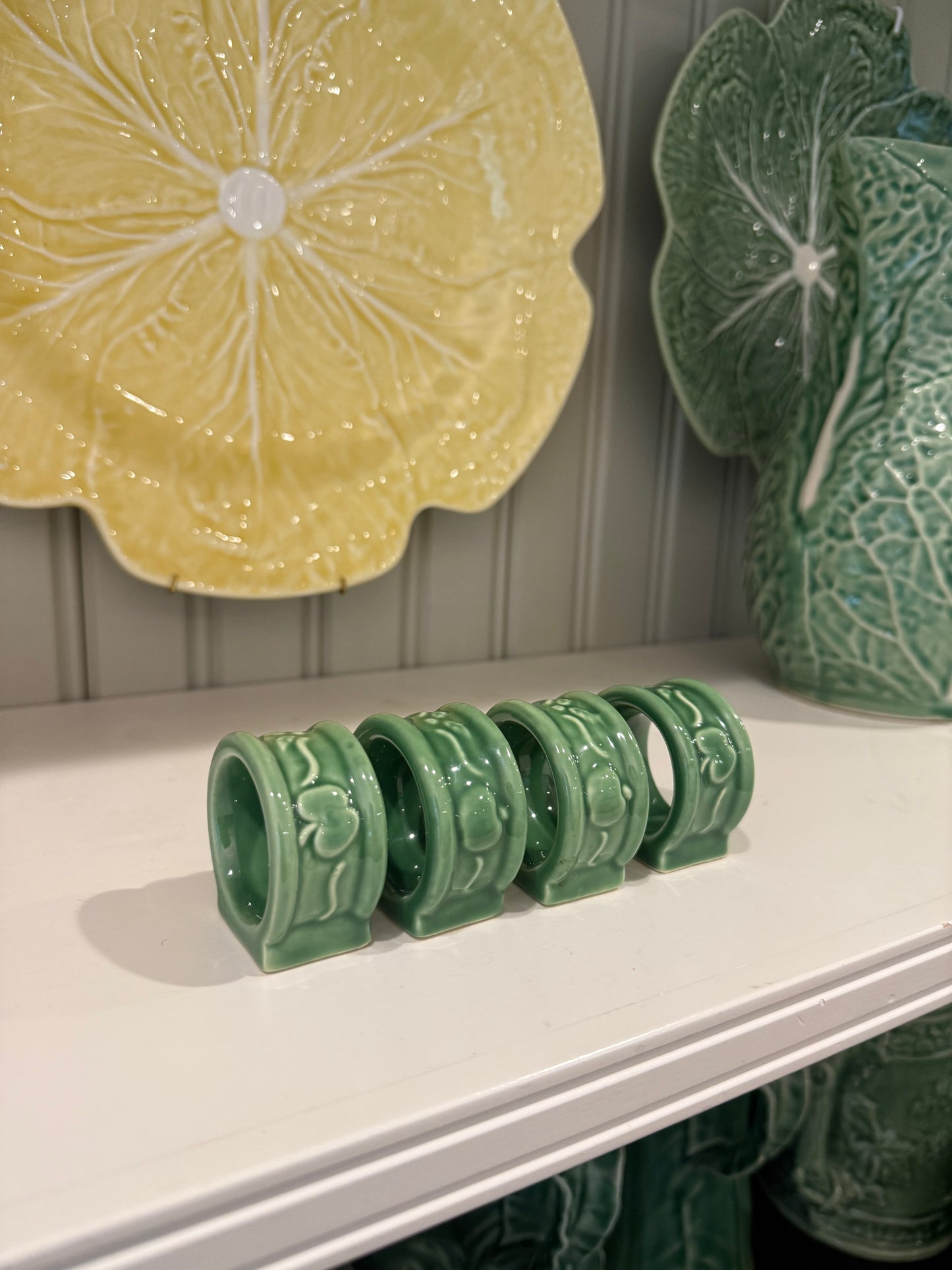 Vintage Set of 4 Apple Napkin Rings