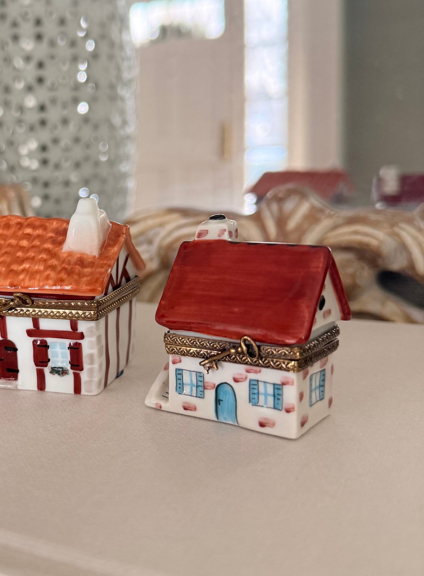 Limoges Cottage Trinket Box - Small