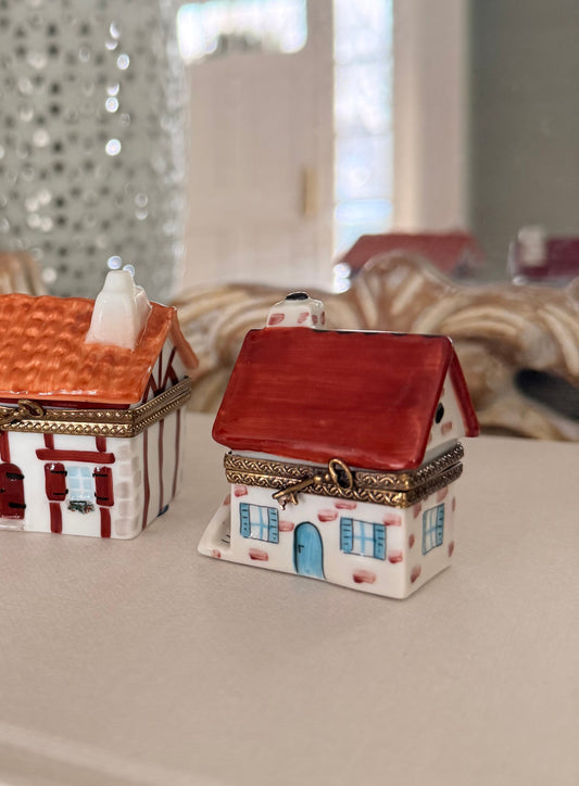 Limoges Cottage Trinket Box - Small