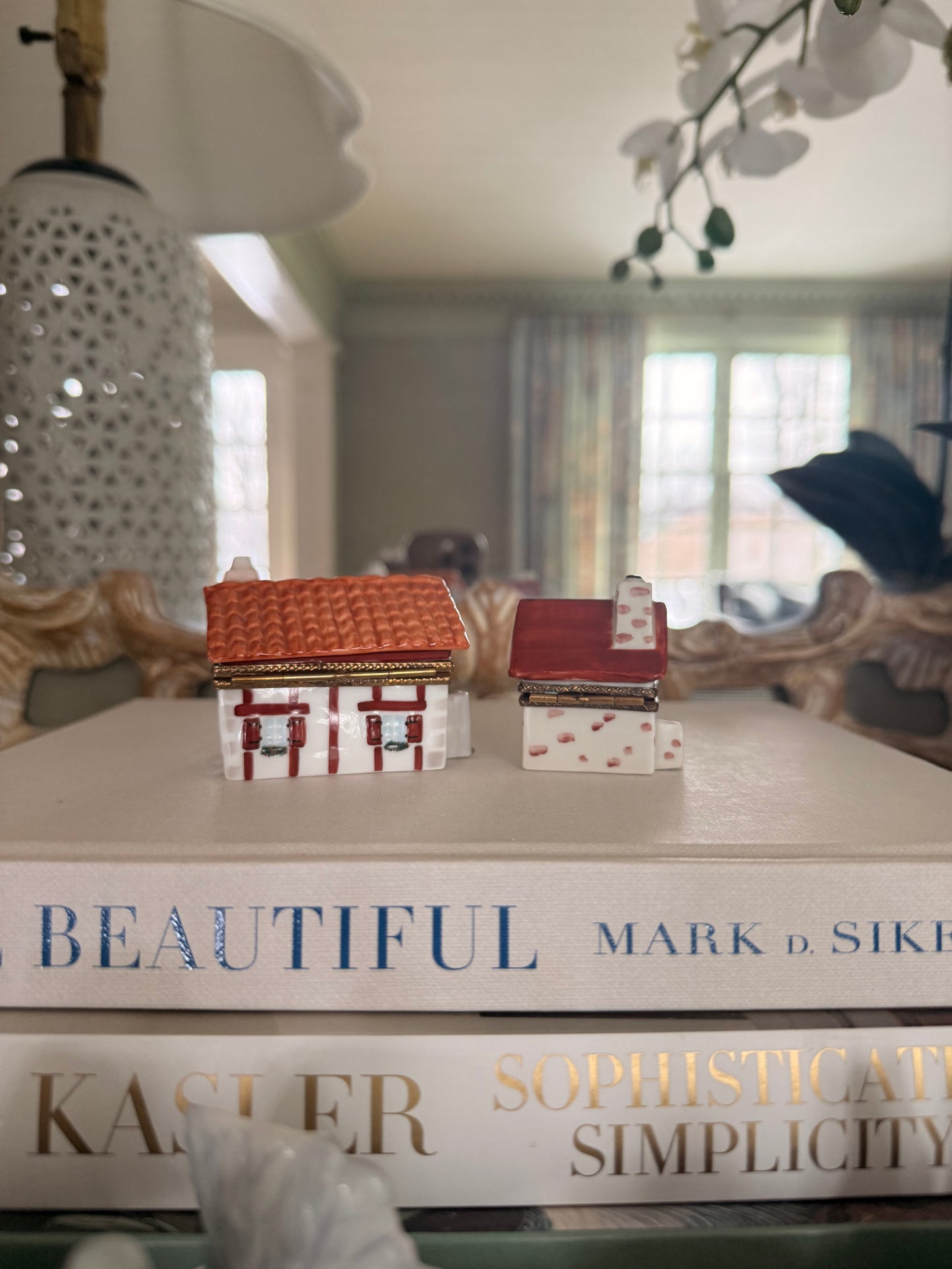 Limoges Cottage Trinket Box - Small