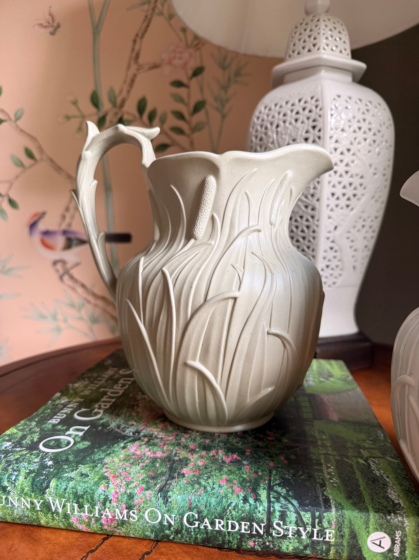 Antique Ridgeway Cattails Pitchers