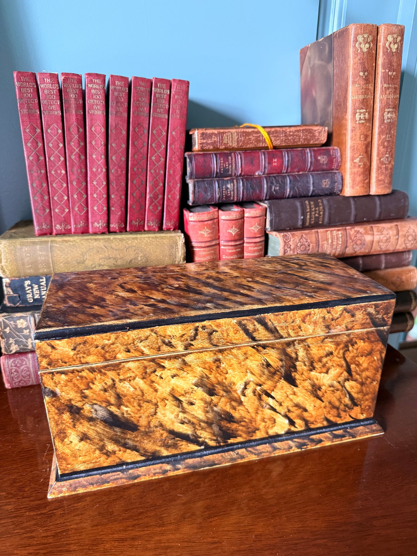 Vintage Vinegar Grained Pine Box