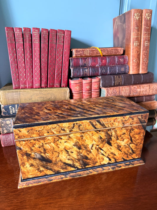 Vintage Vinegar Grained Pine Box