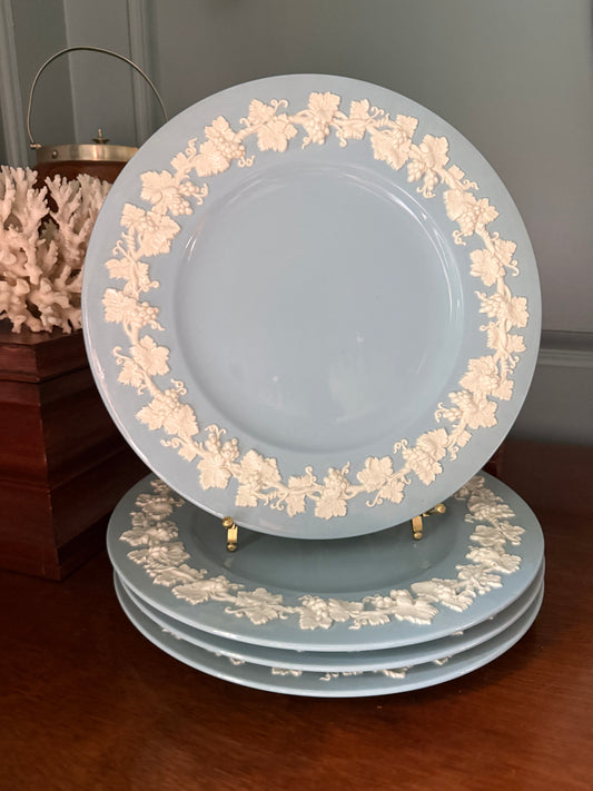 Wedgwood Queensware Cream on Lavender Dinner Plates