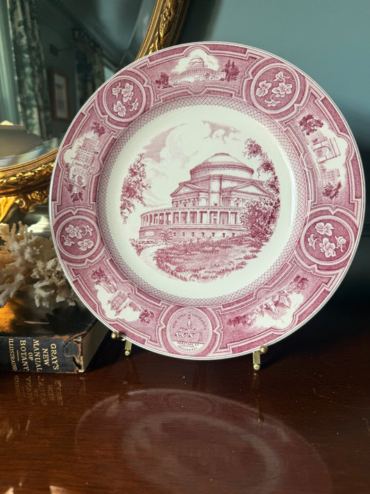 New York University Vintage Wedgwood Plate