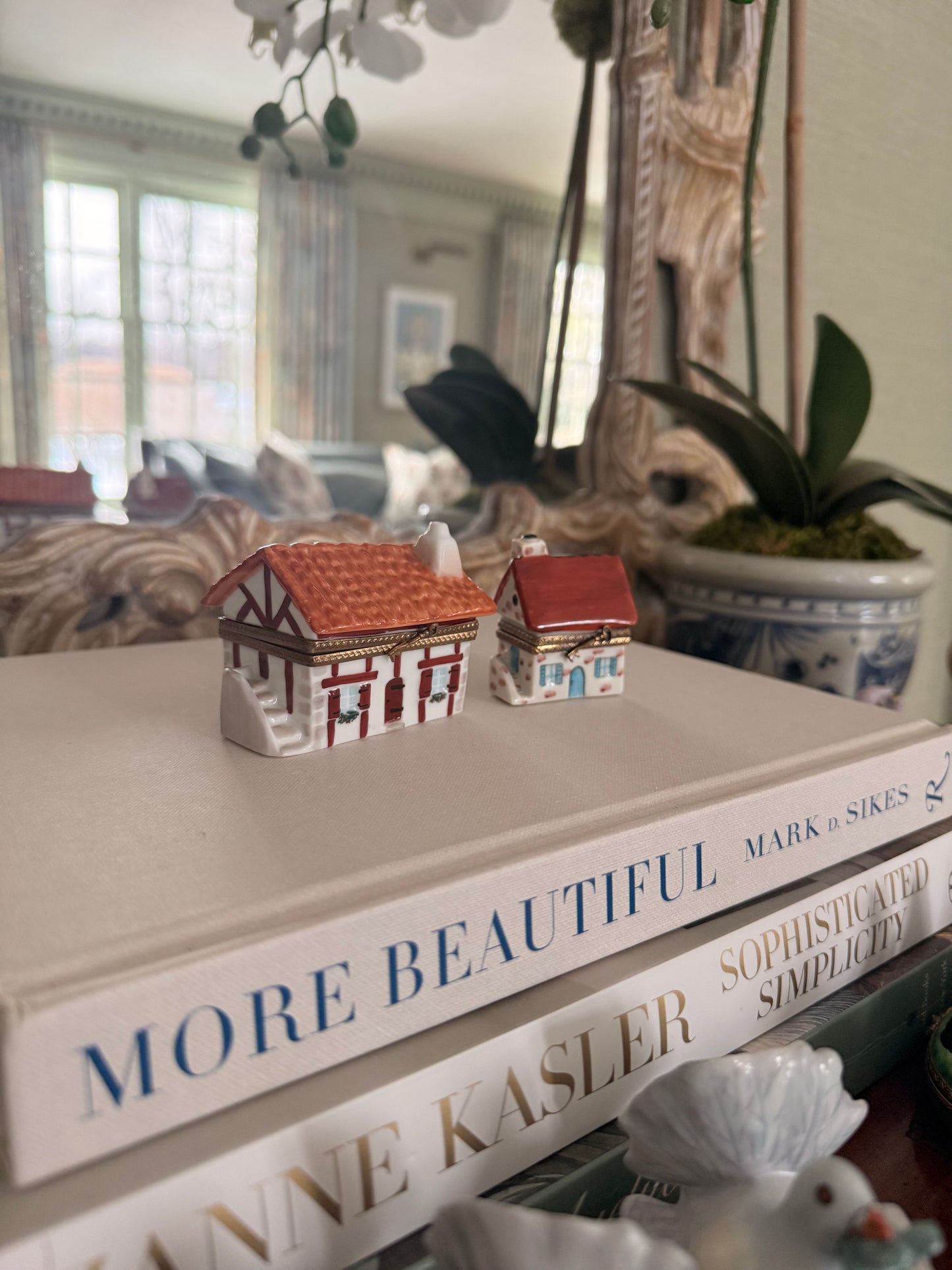 Limoges Cottage Trinket Box - Small