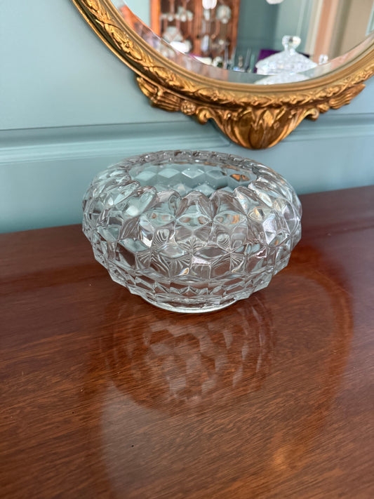Vintage Fostoria American Footed Cupped Bowl