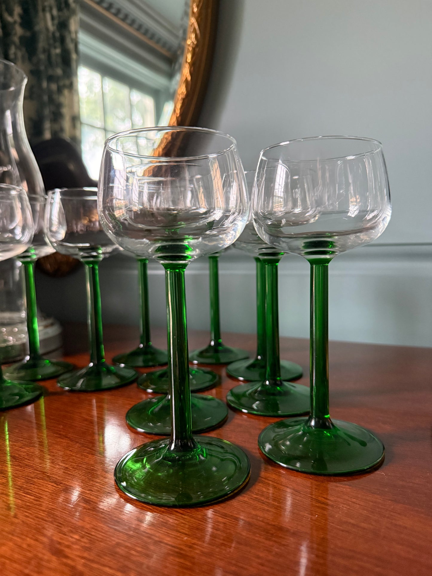 Vintage Luminarc Rhine Wine Glasses