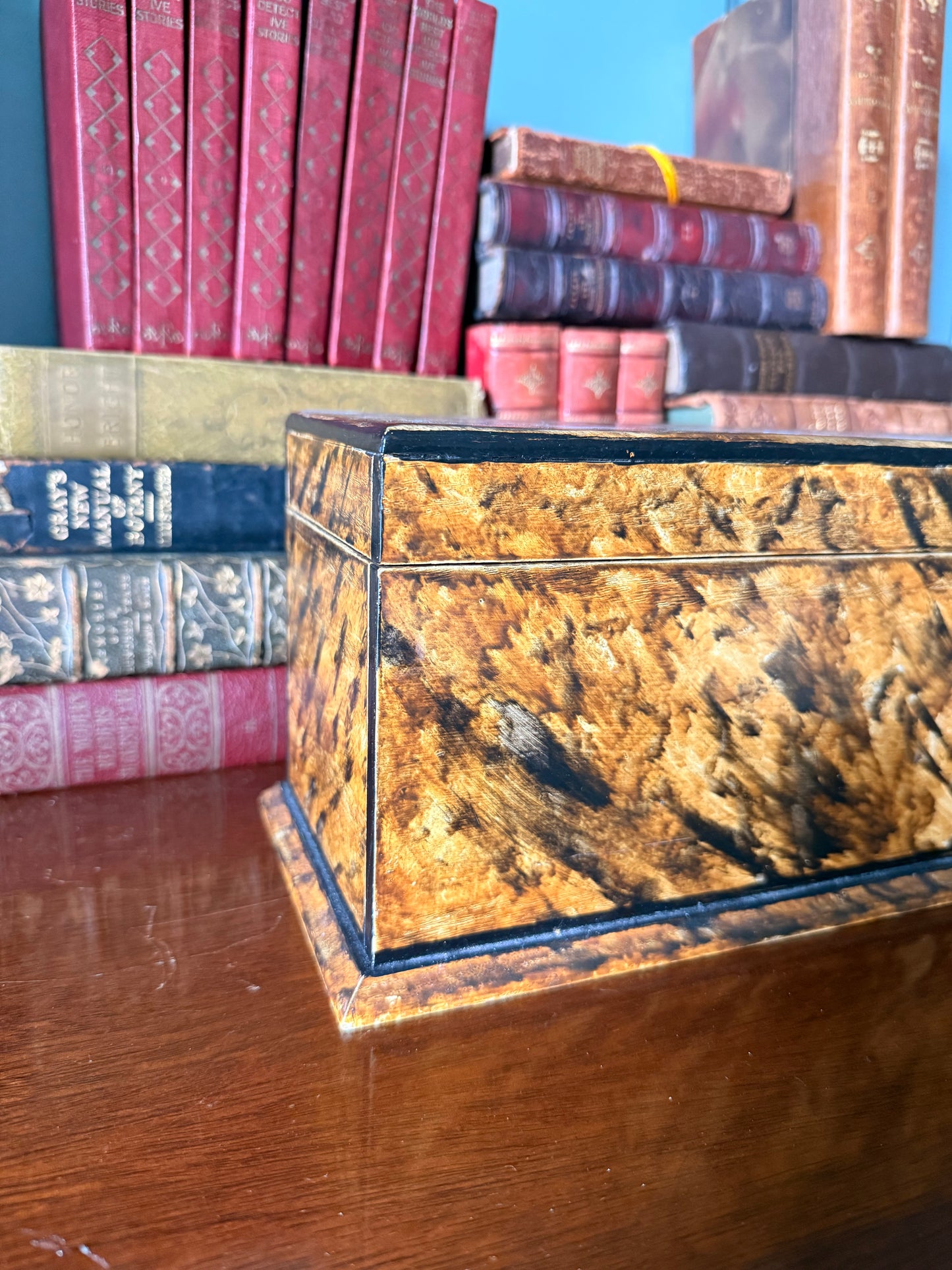 Vintage Vinegar Grained Pine Box