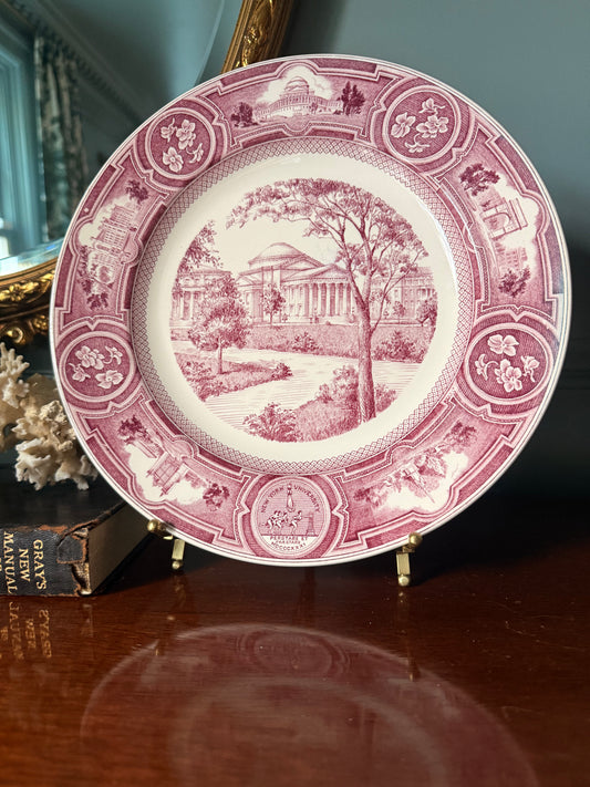 New York University Vintage Wedgwood Plate