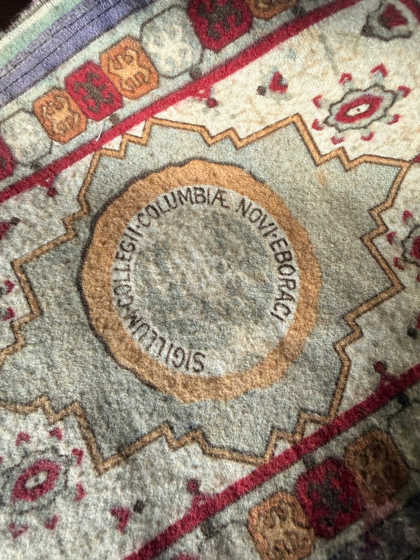 Antique Columbia University Tobacco Felt