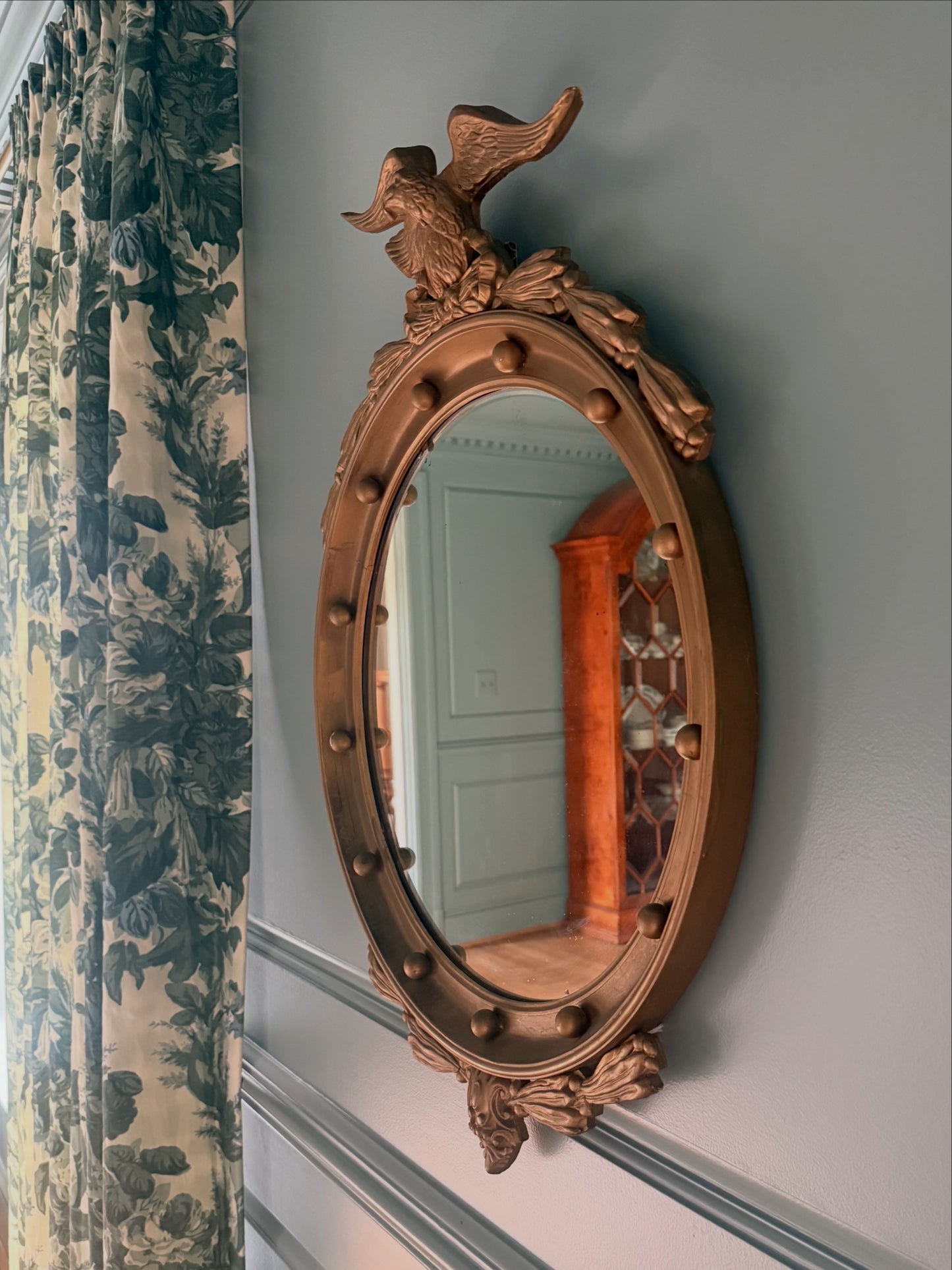 Antique Federal Eagle Mirror